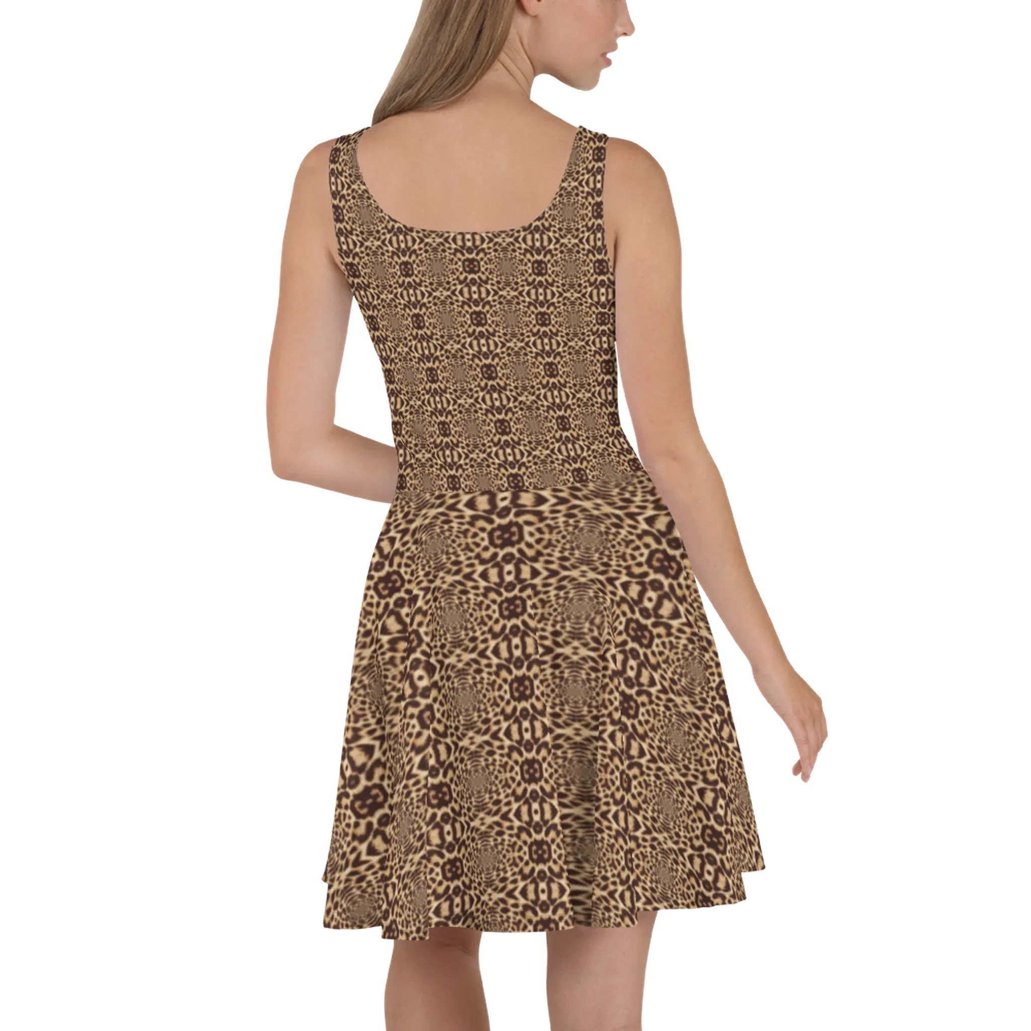 Recursia Contemplative Jaguar Skater Dress