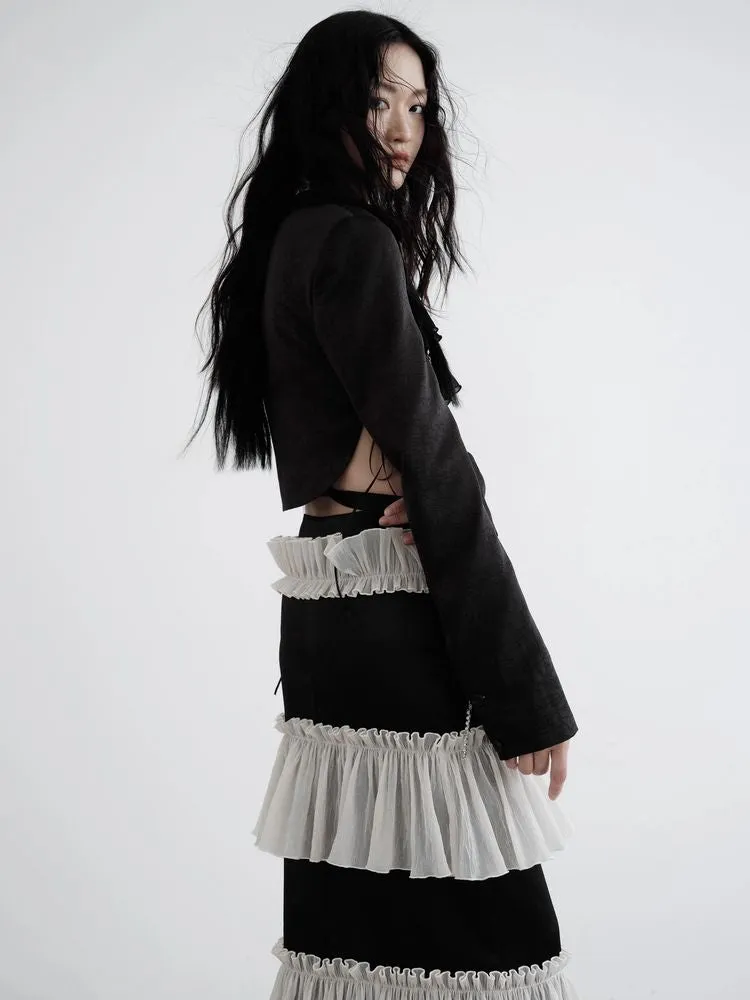 Side high cut maxi skirt【s0000008518】