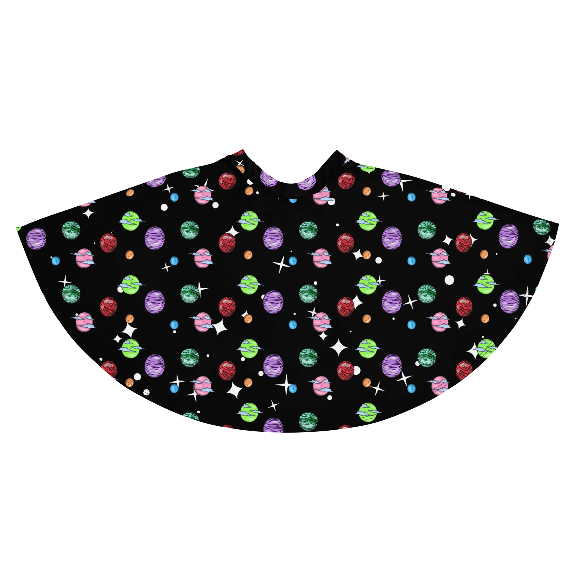 Space Bae Mini Planets Skater Skirt