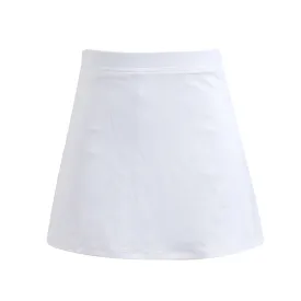 Sweet Shop White Ruffle Back Skirt