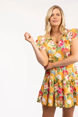 The Maeve Dress - Buttercream Garden