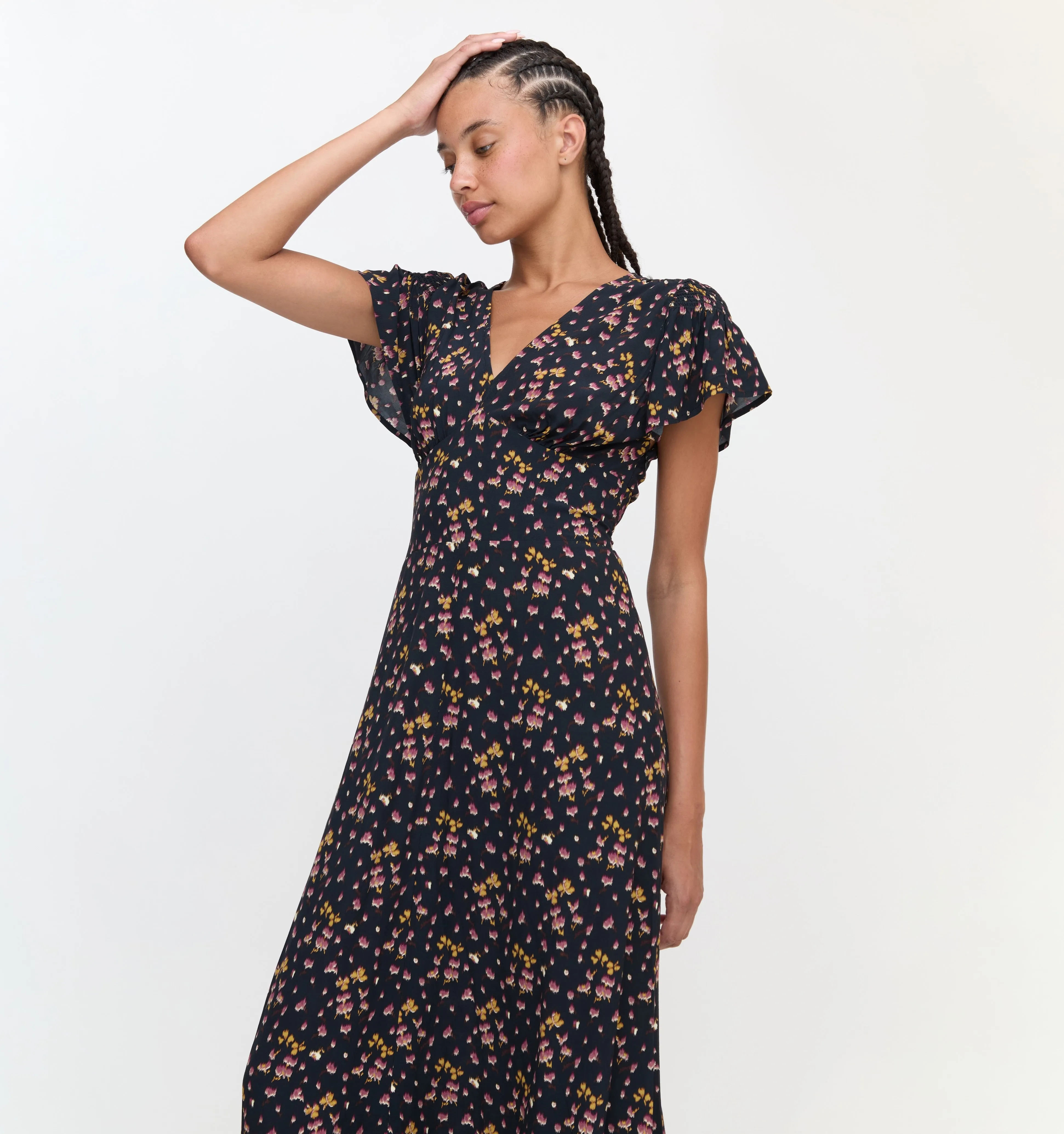 The Rae Dress - Fuchsia Lucky Charm