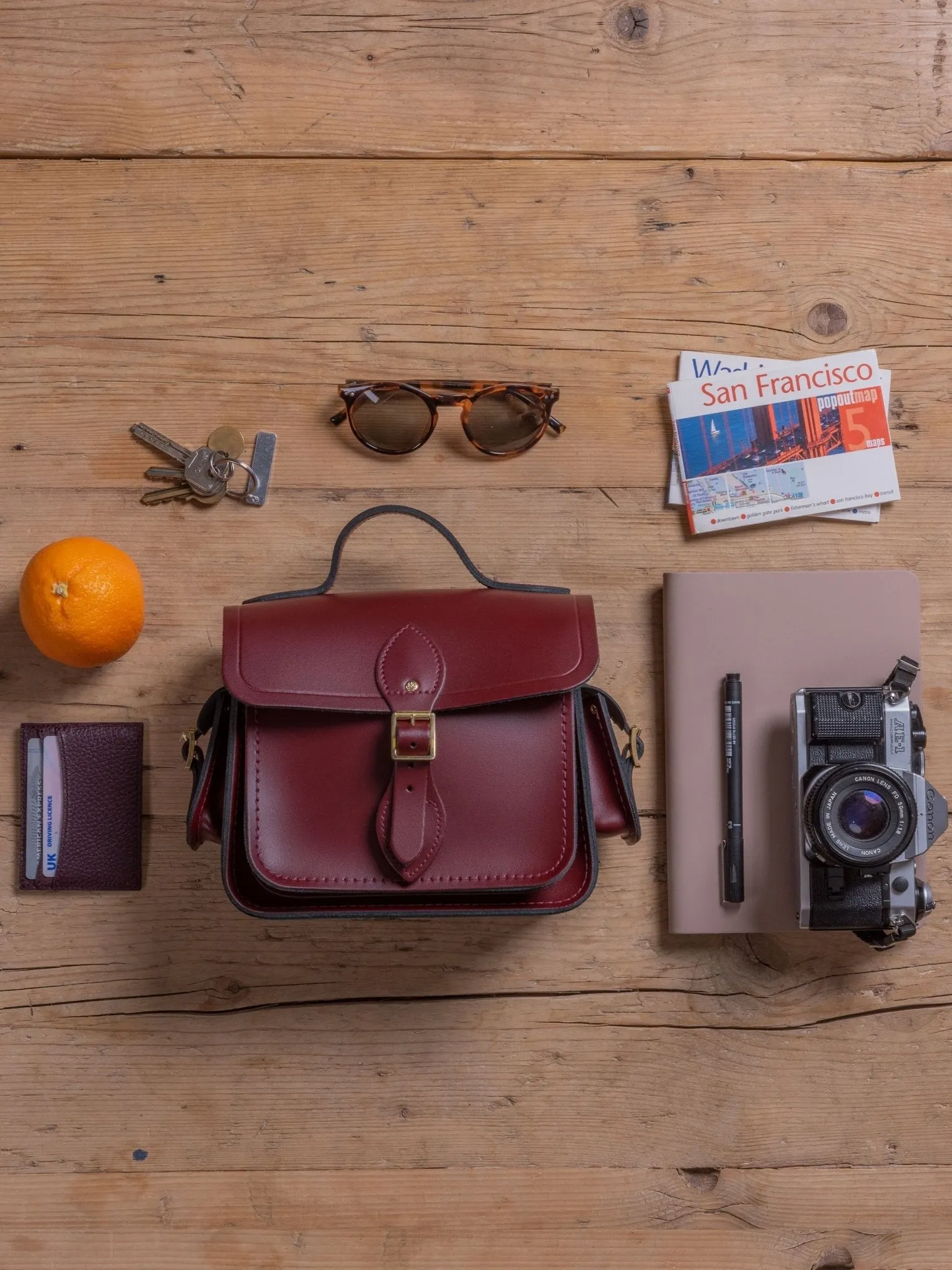 The Traveller -  Oxblood