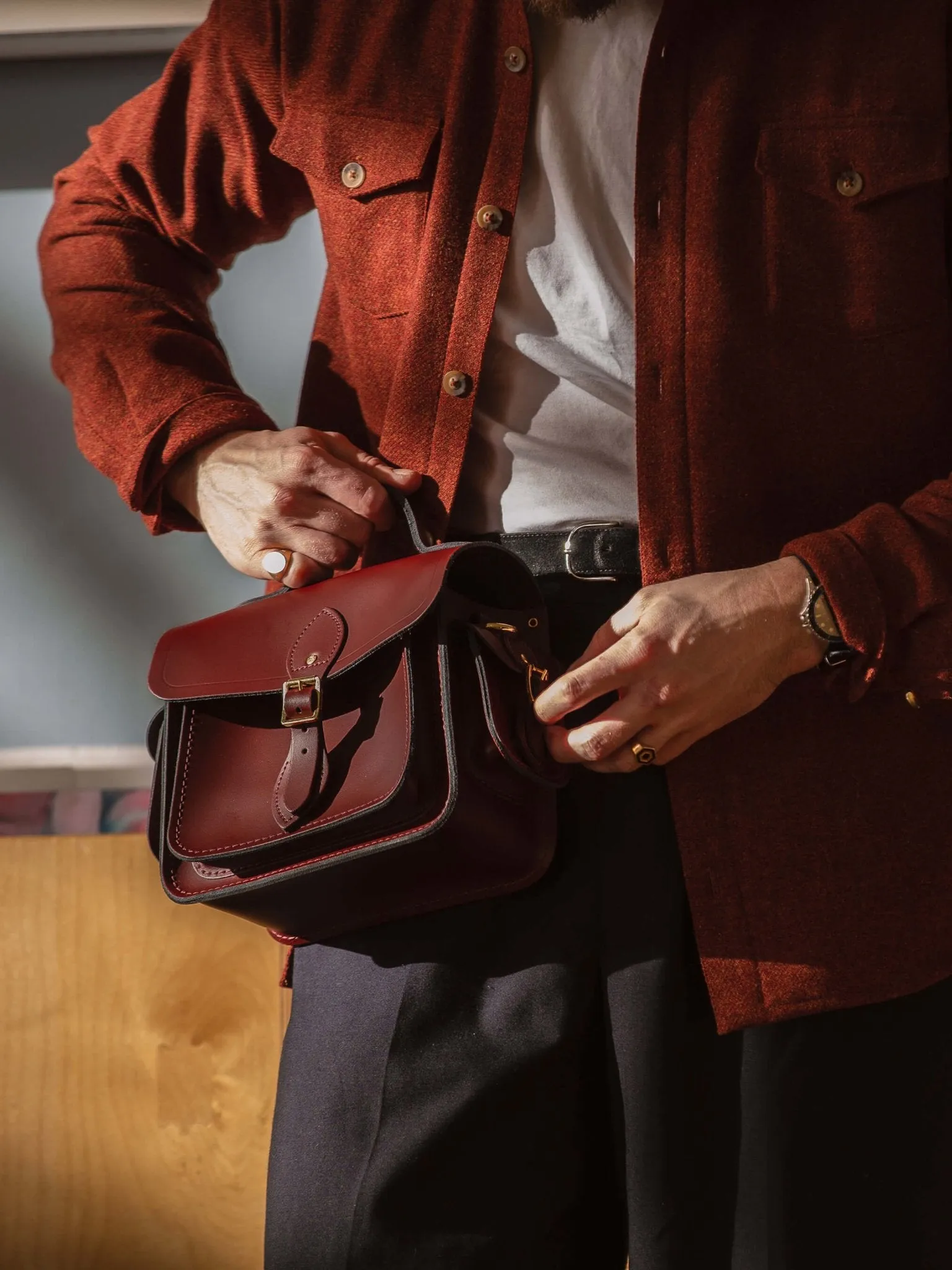 The Traveller -  Oxblood