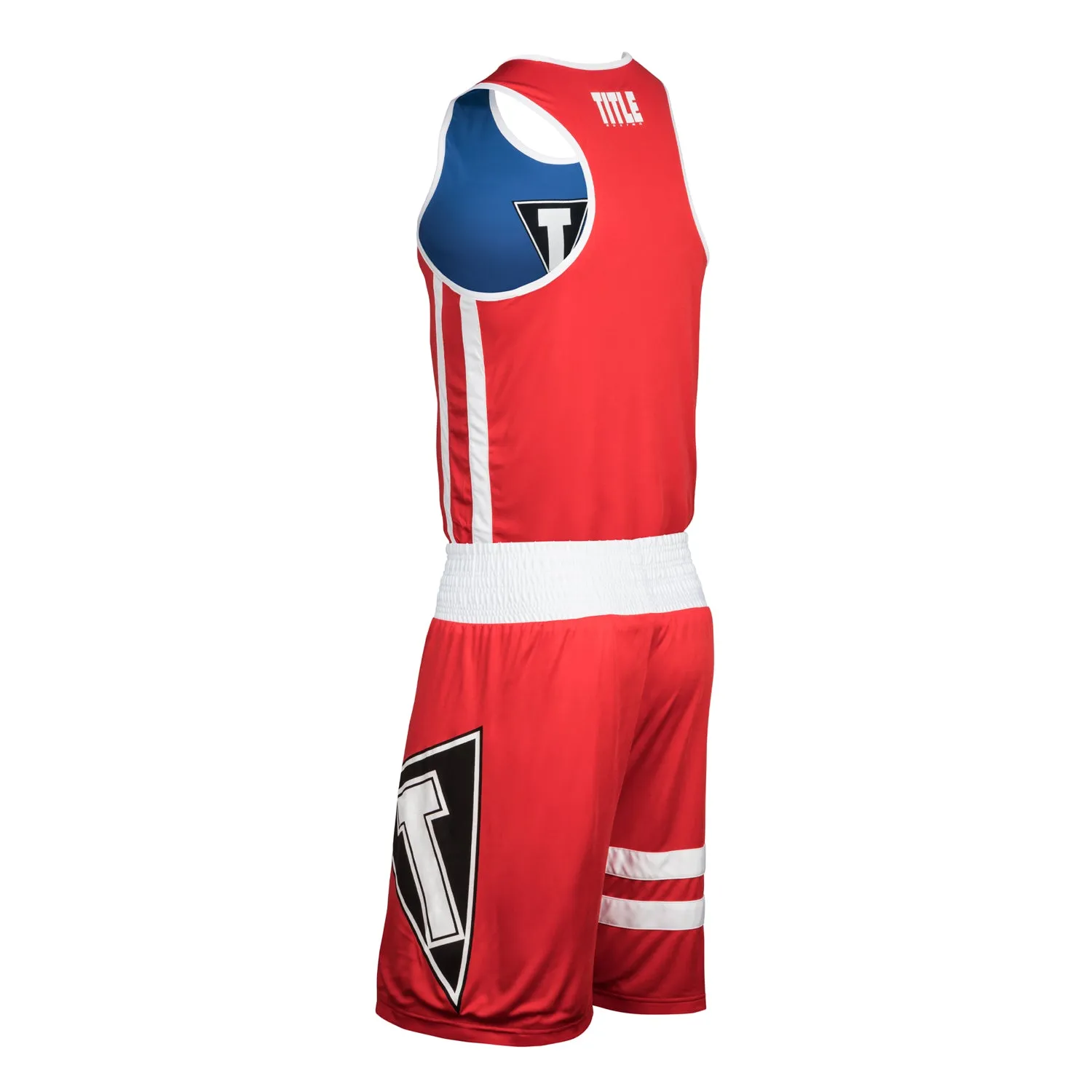 TITLE Boxing Reversible Aerovent Elite Amateur Boxing Set 6