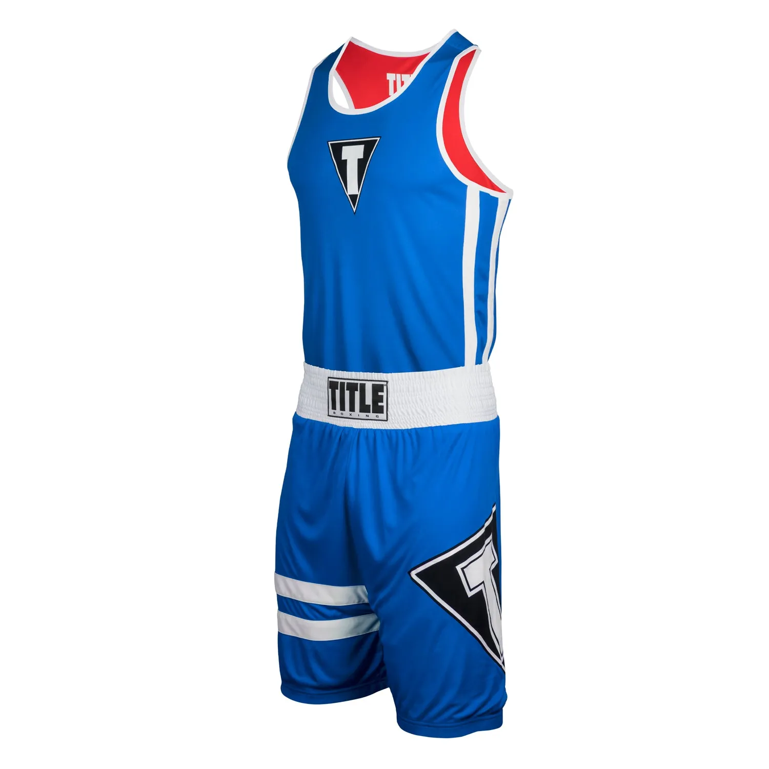 TITLE Boxing Reversible Aerovent Elite Amateur Boxing Set 6