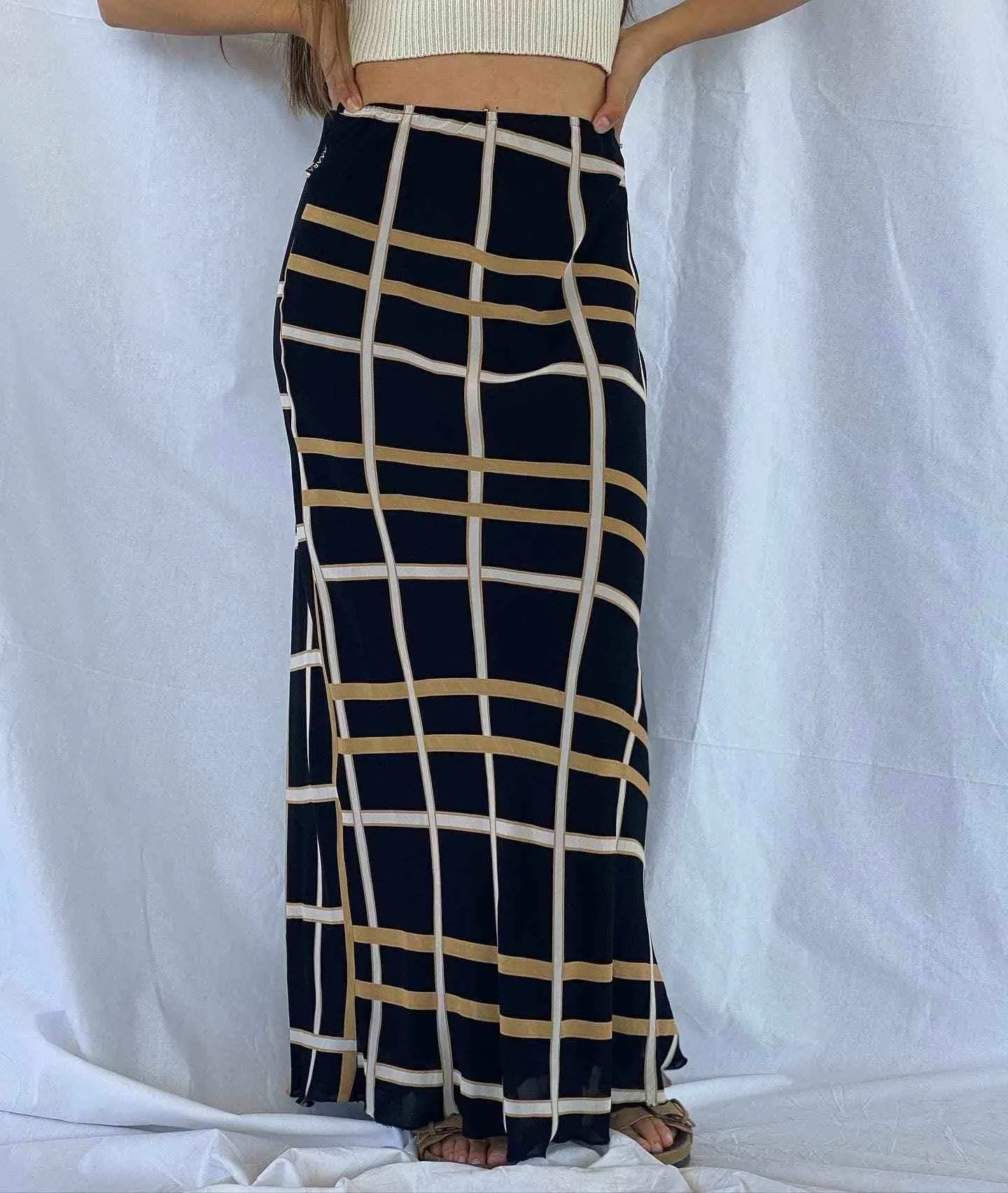Vintage 00s AXARA Striped Skirt