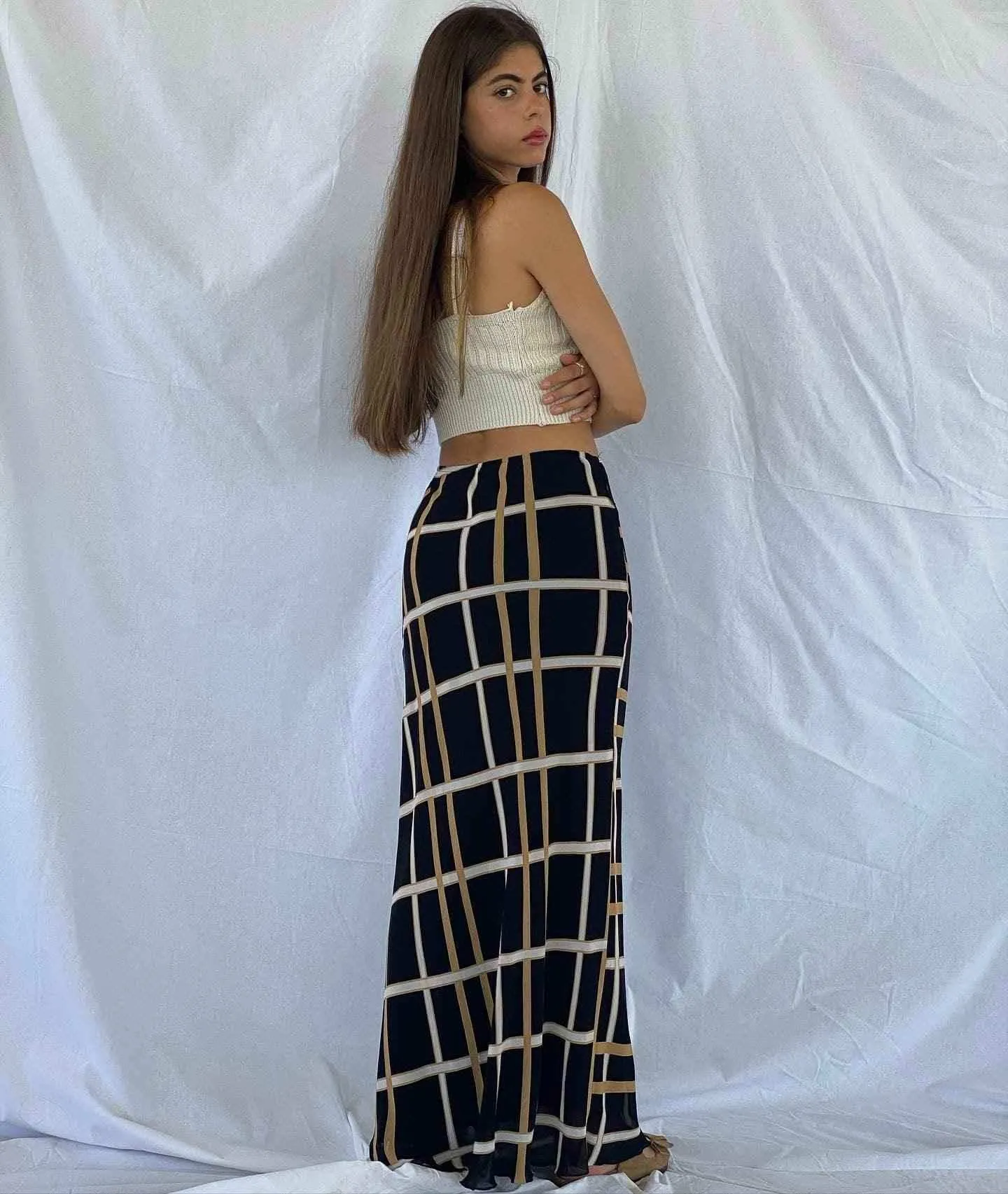 Vintage 00s AXARA Striped Skirt
