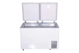 Voltas 405 Ltrs Double Door Deep Freezer CVF405DA4-P-AL-W1 Convertible White