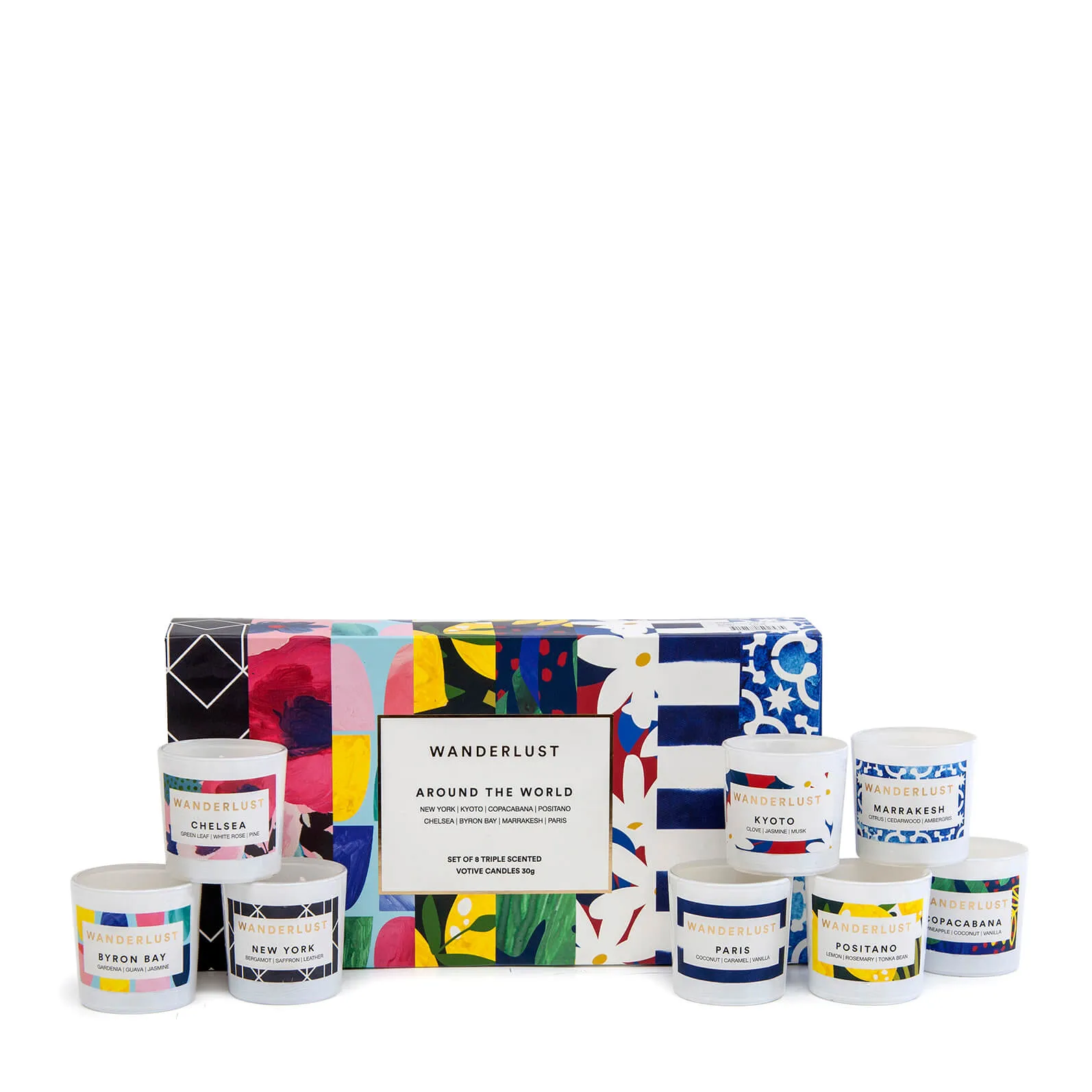 Wanderlust Votive Candle 35g - Set of 8