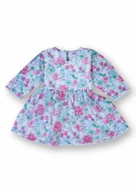 White Floral Frock