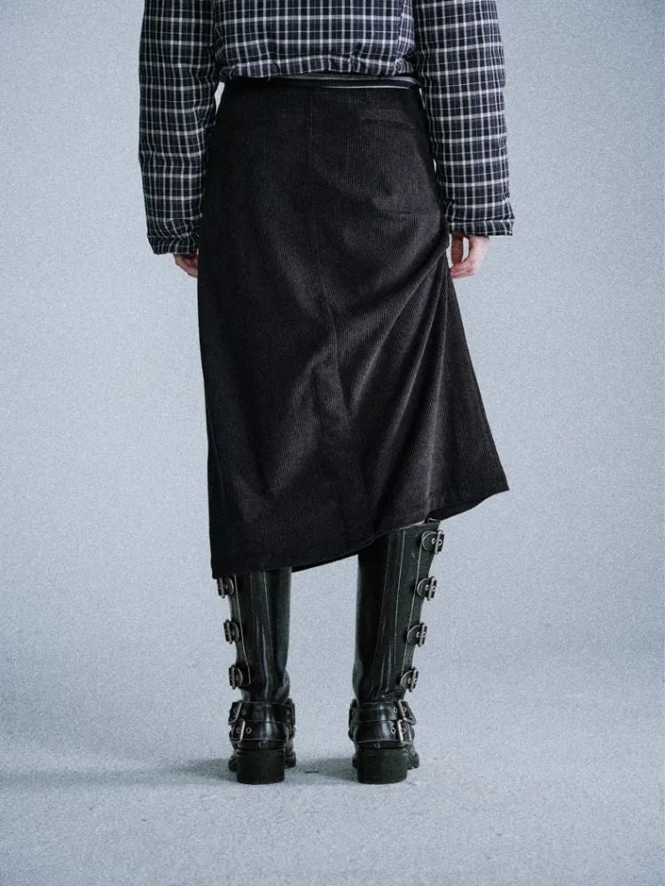 Wrap Hip Mid-Length Halter Skirt【s0000006182】