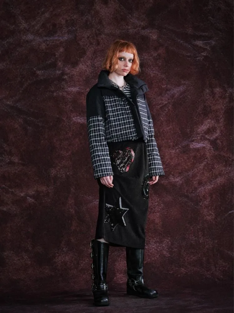 Wrap Hip Mid-Length Halter Skirt【s0000006182】