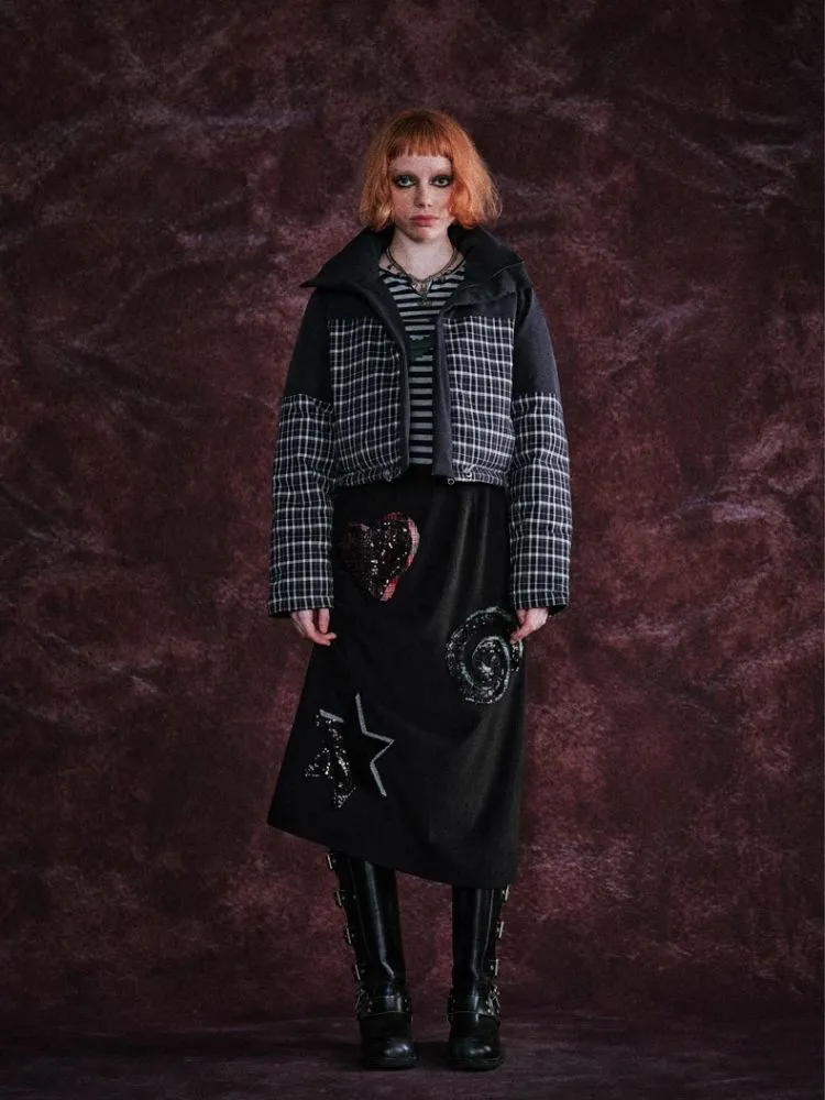 Wrap Hip Mid-Length Halter Skirt【s0000006182】