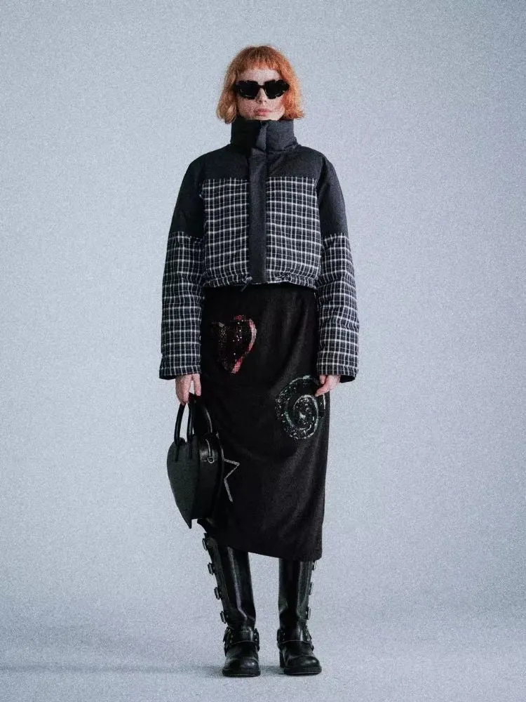 Wrap Hip Mid-Length Halter Skirt【s0000006182】