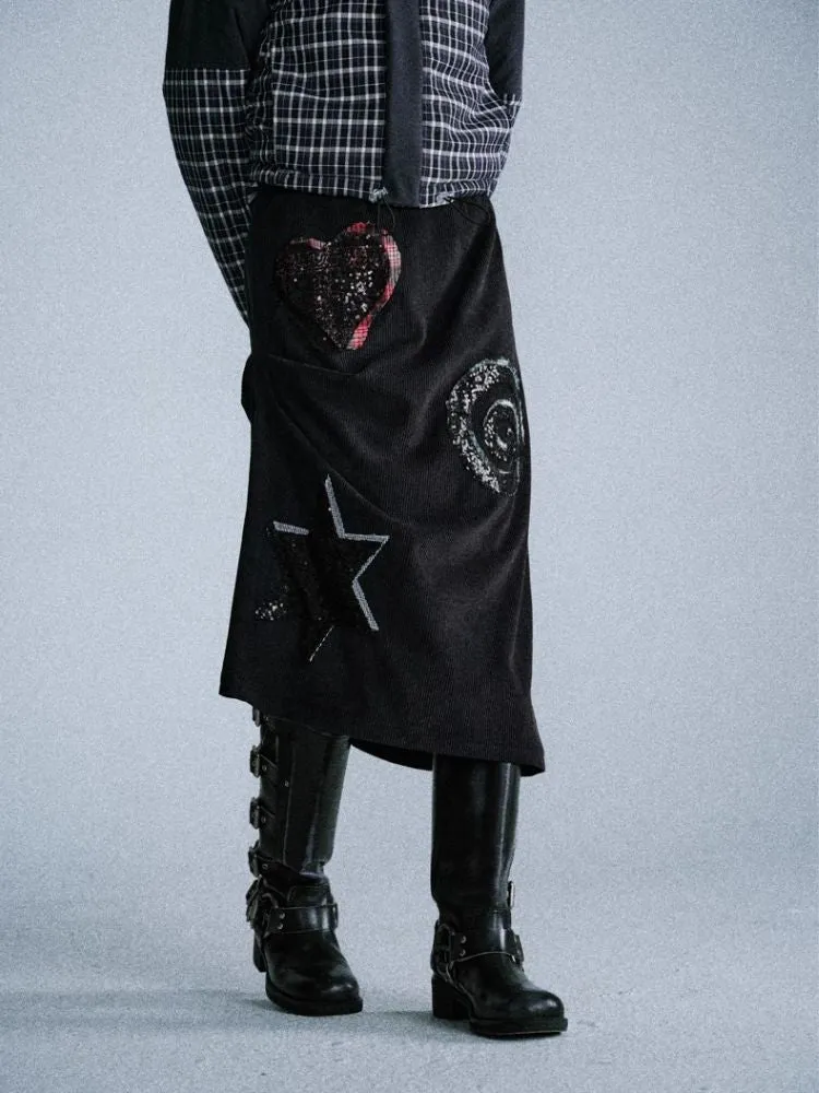 Wrap Hip Mid-Length Halter Skirt【s0000006182】