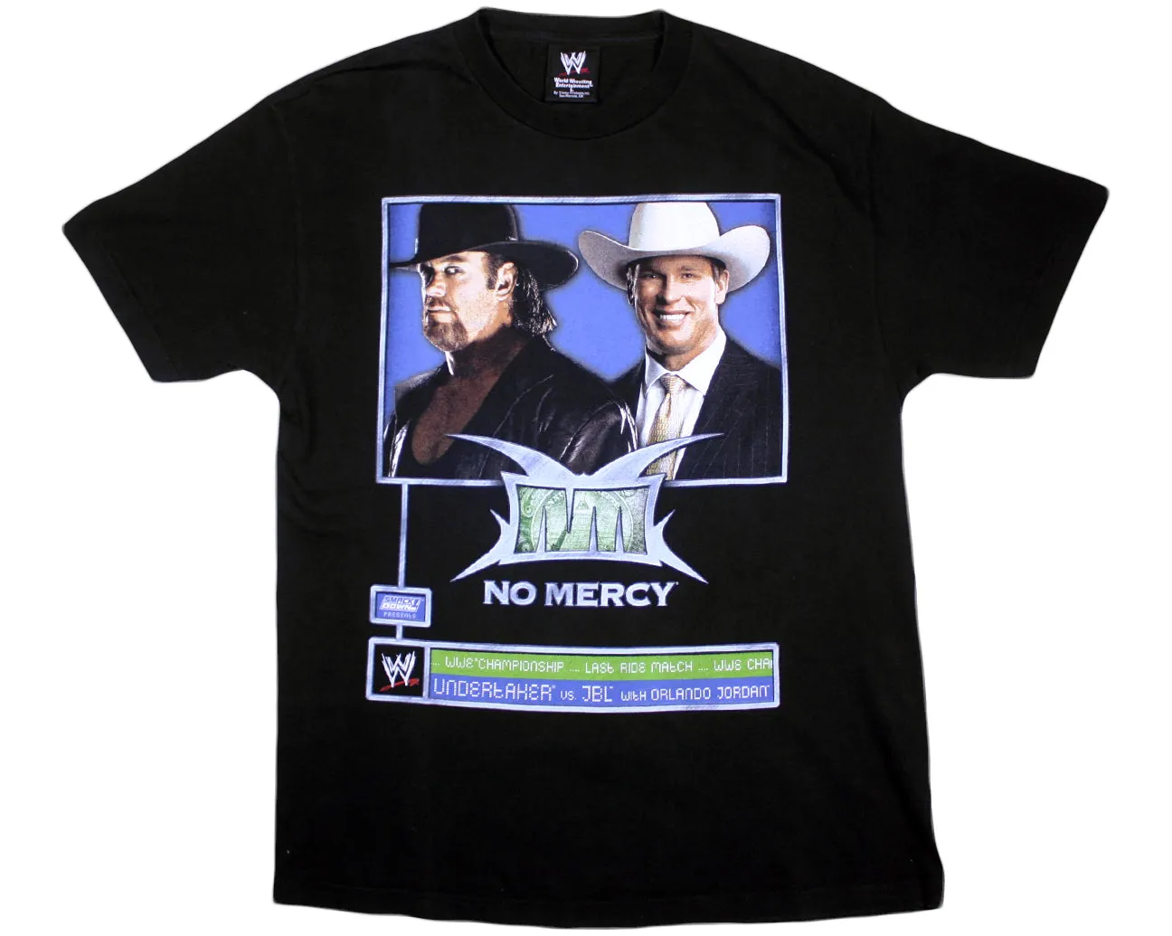 WWE NO MERCY 2004 T-SHIRT LG