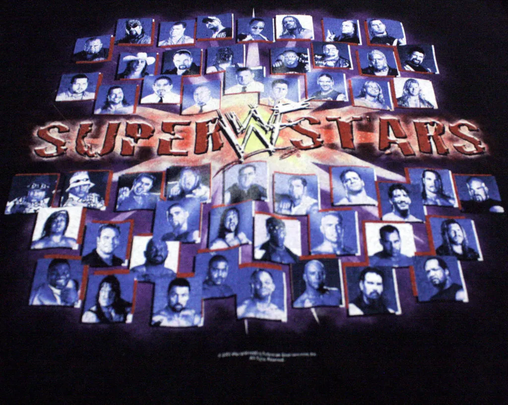 WWF SUPERSTARS T-SHIRT LG